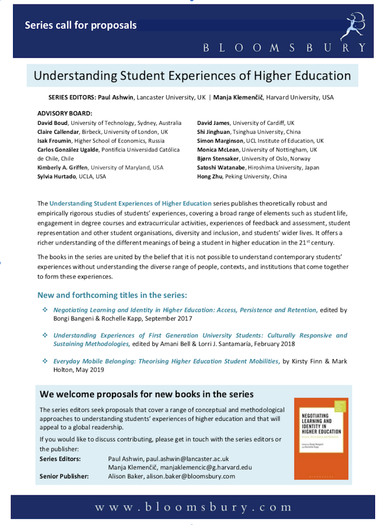 Book series flyer